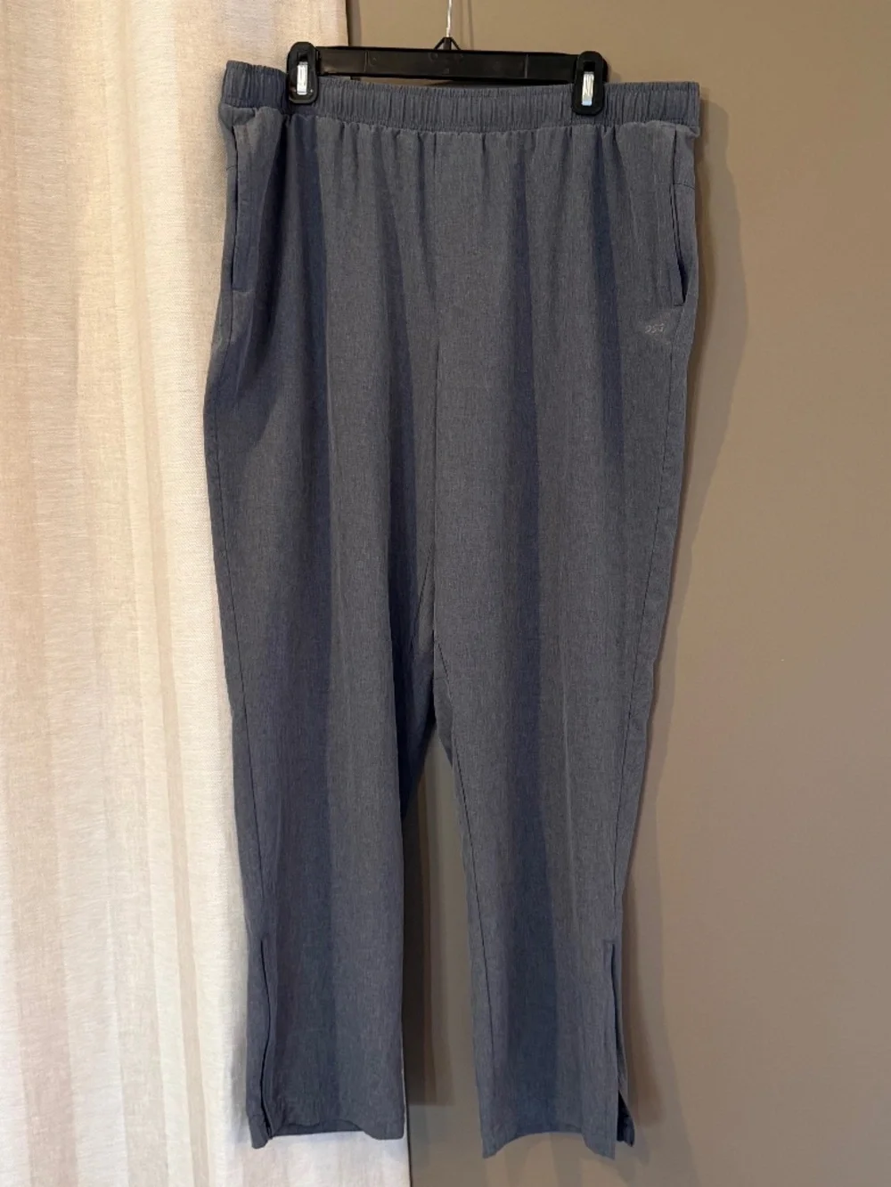 DSG Men's Gray Performance Stretch Pants Active Athletic, Lightweight Size XL